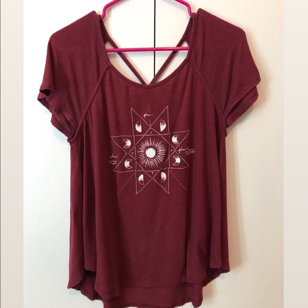 Burgundy Moon shirt from American Eagle